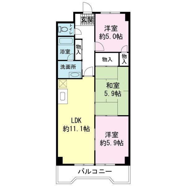 ヴィクトリー88 間取り