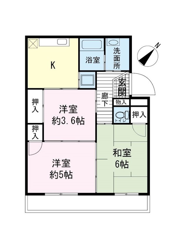 ダイマルハイツ徳倉 間取り