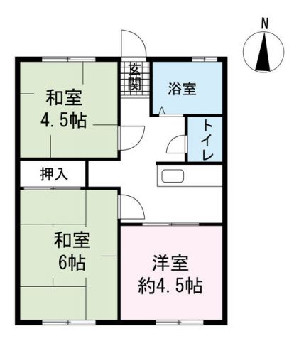 シティハイム白砂Ｂ 間取り