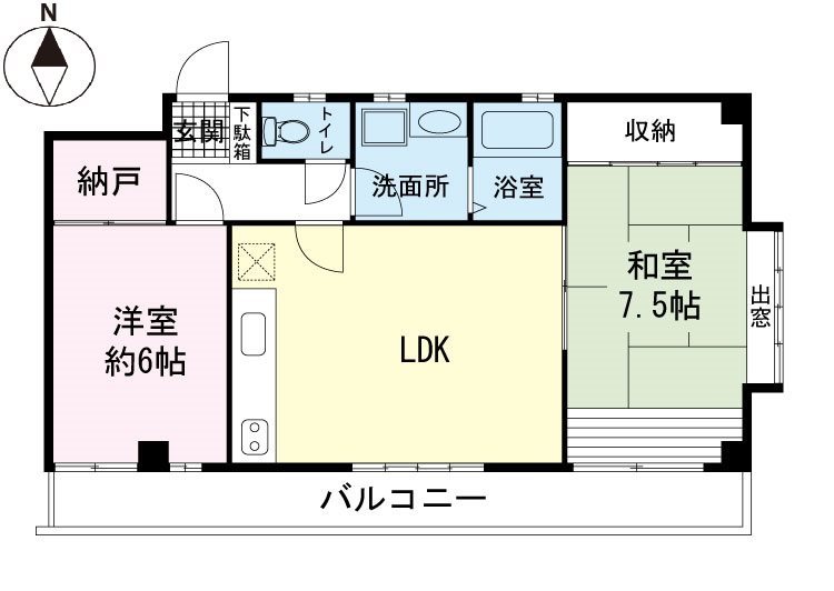 ファランドールエバラ 間取り
