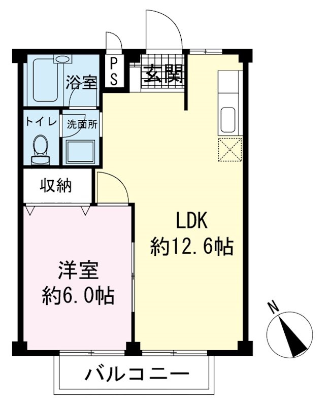 シティハイツ若葉 間取り