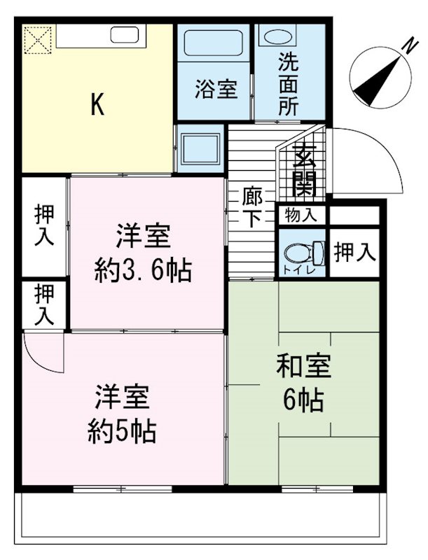 ダイマルハイツ徳倉 間取り