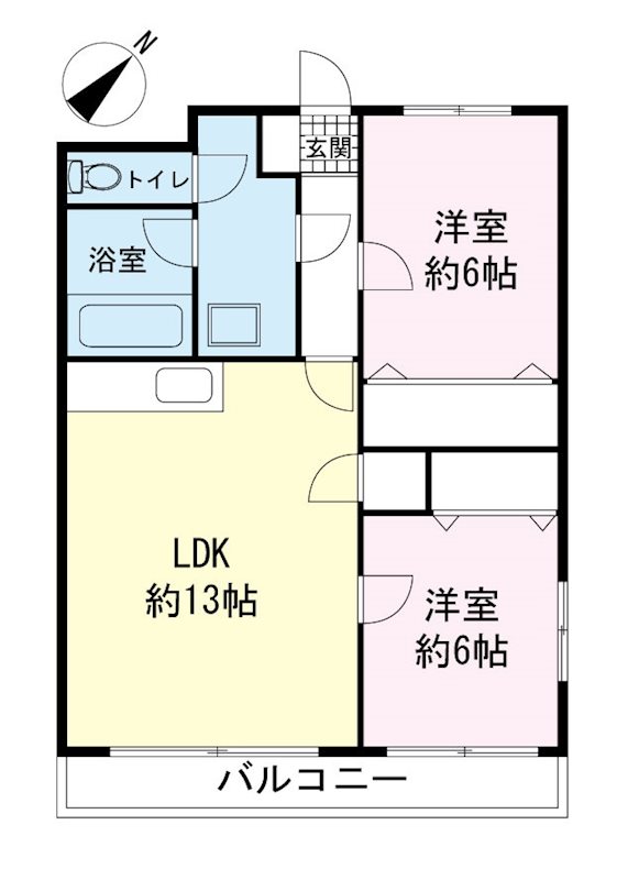 メゾンデンベイα 間取り