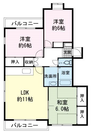 コーポラスシーダー 間取り