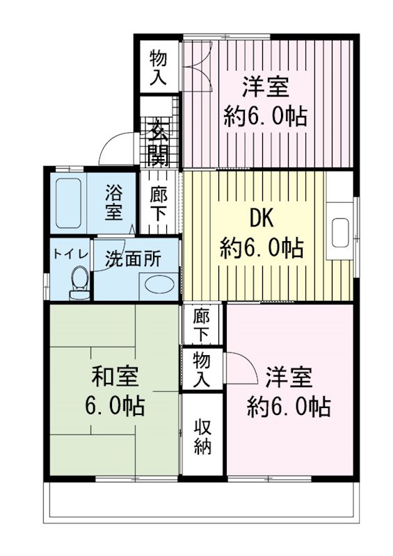 セジュールヤマト 間取り