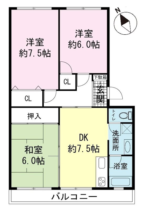 ヴィレッジセリザワ 間取り
