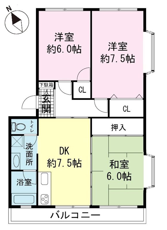 ヴィレッジセリザワ 間取り